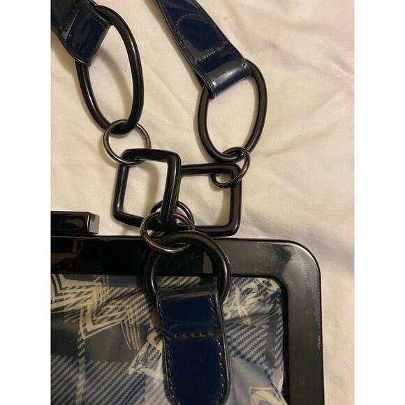 LeSportsac Plaid Handbag Rare Boutique Limited Garbo Blue‎ Retro Utility Sporty - Picture 4 of 7